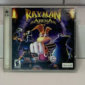 Rayman Arena PC CD-ROM 2002 Ubi Soft 2-Disc Set Windows 98/2000/XP/ME